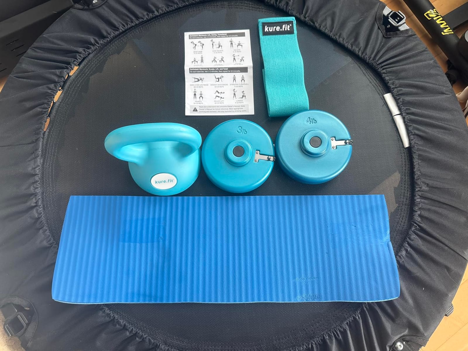 Adjustable Kettlebell for Women | 5LB, 8LB, 12LB | Home Strength Training customer photo 2