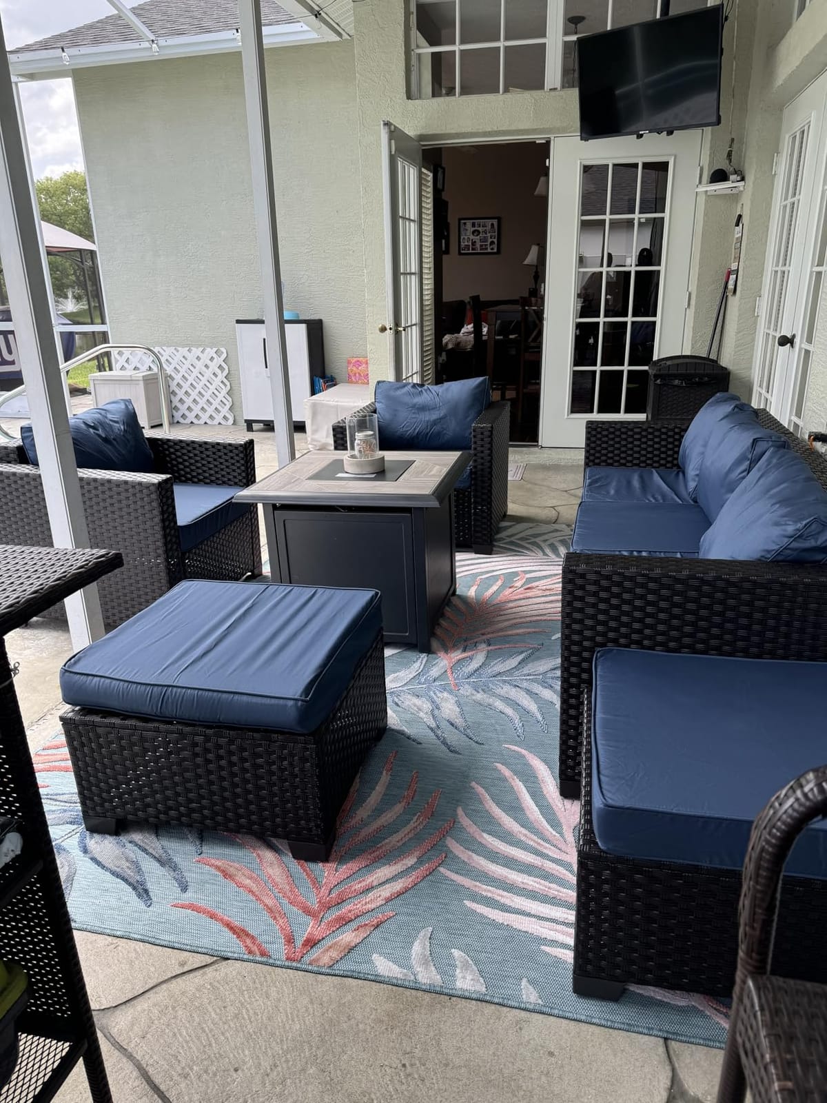 Rattan Star 6 Pieces Patio Outdoor Furniture Outdoor Conversation Sets Wicker Sofa Set with Outdoor Couch Patio Chairs Storage Coffee Table Khaki Cushions Waterproof Covers customer photo 1