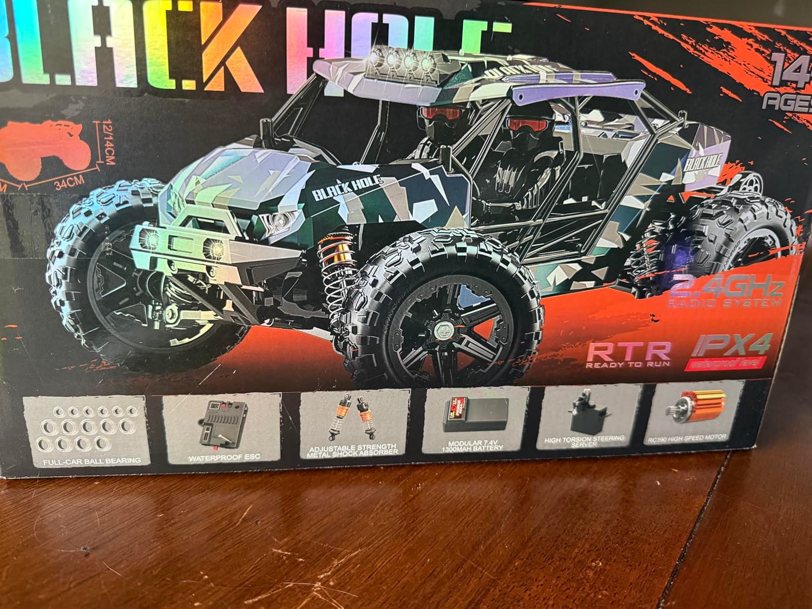 X-TMAGA 1:14 All Terrain RC Cars, 4WD Off-Road Remote Control Car (HS14323) customer photo 2