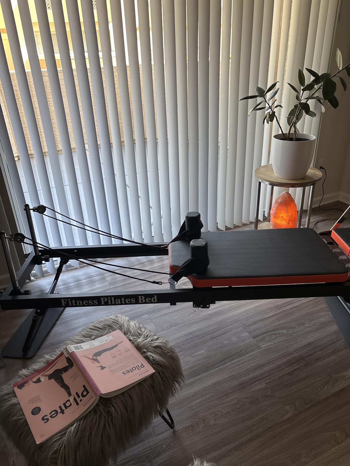 Pilates Reformer,Dpiolrcag Foldable Pilates Machine & Equipment for Home Use and Gym Workout, Suitable for Advanced and Beginners Users, Up to 250 lbs Weight Capacity customer photo 1