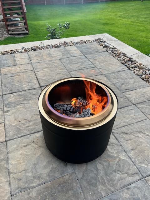 Panovue 19.5 inch Smokeless Fire Pit with Carry Bag & Fire Poker customer photo 2