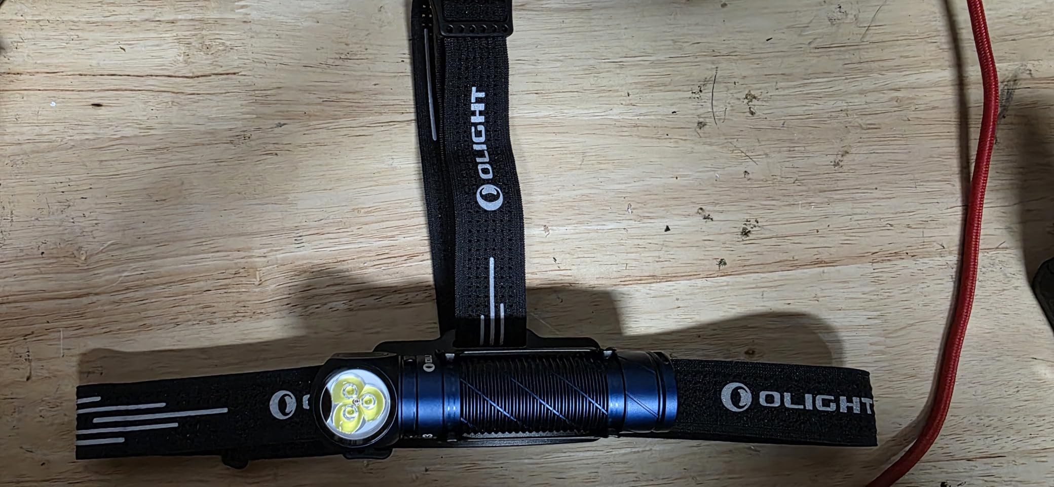 OLIGHT Perun 3 Headlamp Rechargeable, Red Light, Waterproof, Orange customer photo 2