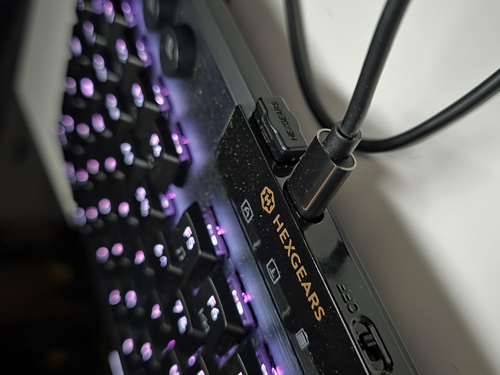 Hexgears Immersion A3 Low Profile Wireless Mechanical Keyboard, Tactile customer photo 2