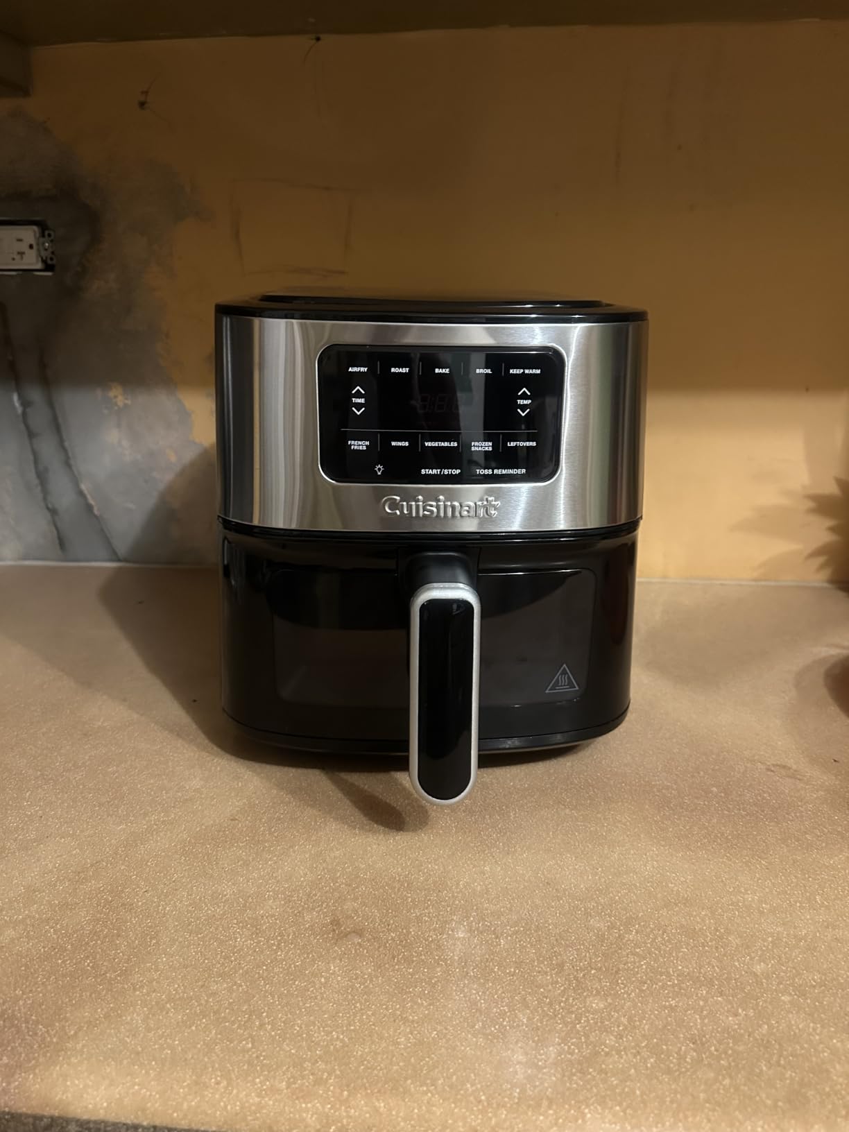 Cuisinart AIR-160NAS 4.5-Quart Basket Air Fryer with 4 Cooking Functions, Stainless Steel & Black customer photo 1