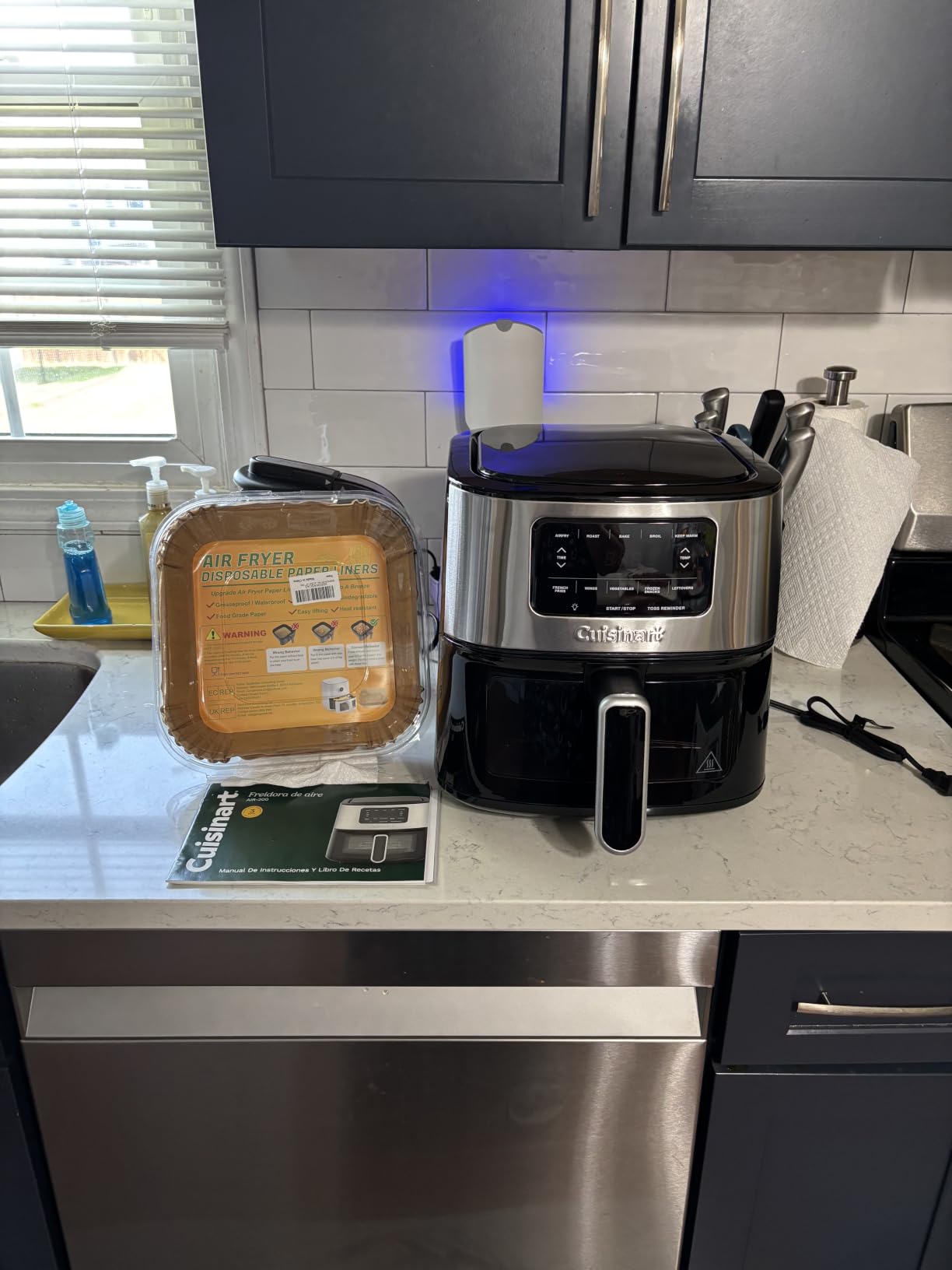Cuisinart AIR-160NAS 4.5-Quart Basket Air Fryer with 4 Cooking Functions, Stainless Steel & Black customer photo 2