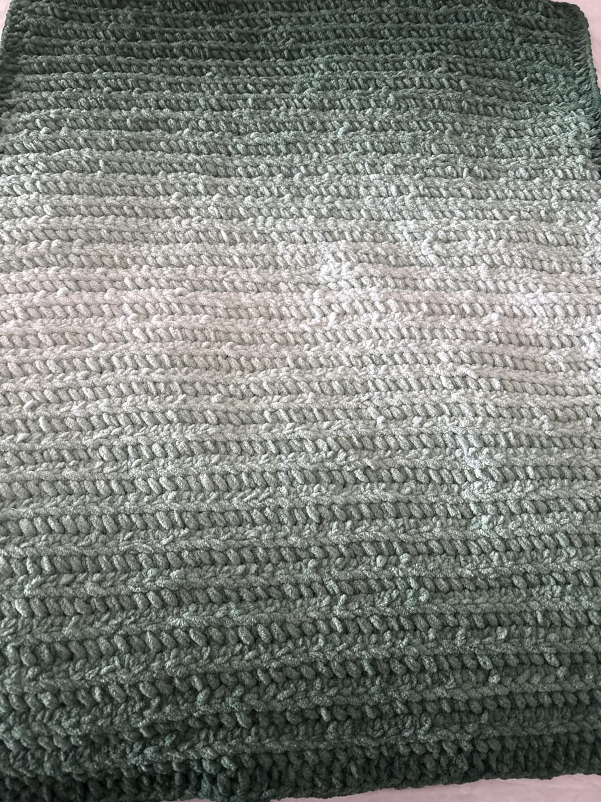 Bernat Blanket Perfect Phasing Soft Crochet Yarn, Forest 2-Pack customer photo 1