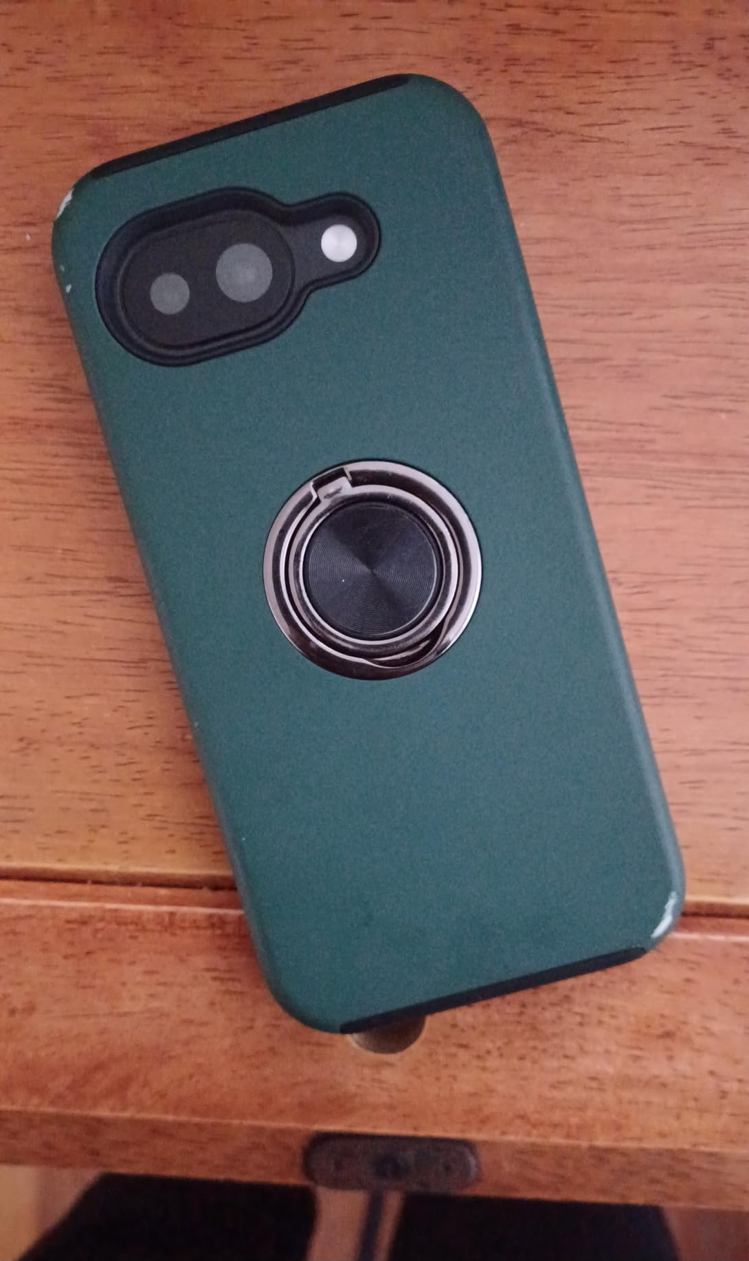 JAME for Google Pixel 9/9 Pro Case, Ring Stand Shockproof Slim Phone Case | Dual Layer Military Grade Heavy Duty Shockproof Cover, Metal Kickstand Holder, Slim Fit Case - Alpine Green customer photo 2