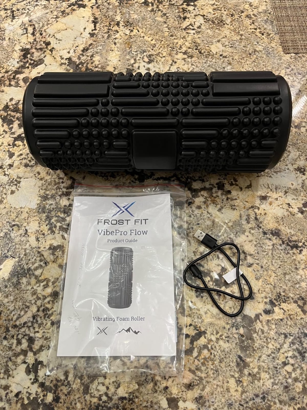 VibePro Flow Vibrating Foam Roller - 5-Mode Vibrating Massage Roller for Muscles Deep Tissue, Recovery, & Pain Relief - High-Intensity Electric Foam Roller for Back, Legs & Shoulders - Rechargeable customer photo 2