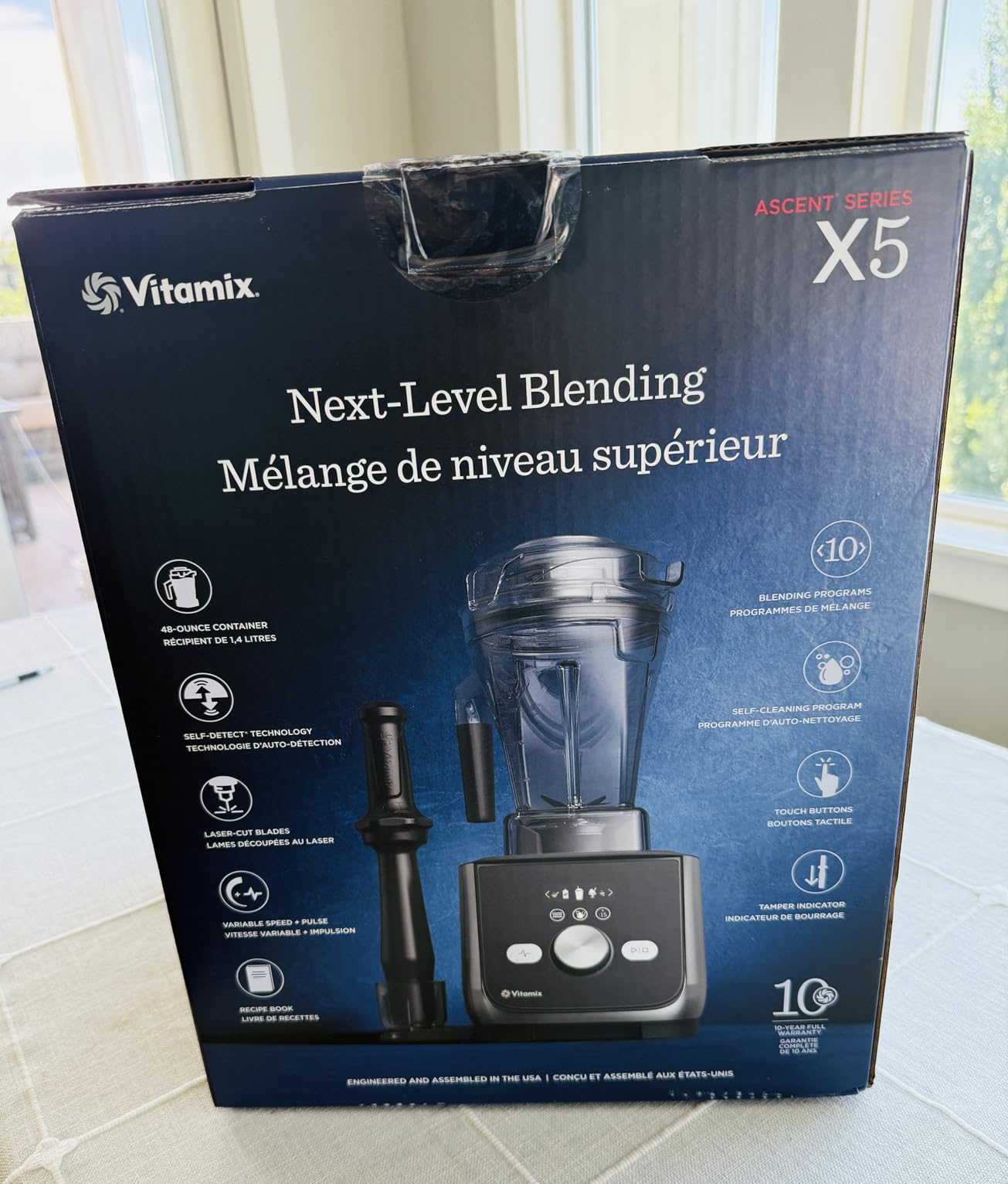 Vitamix Ascent X5 Professional-Grade Blender, 10 Programs, Brushed Stainless customer photo 2