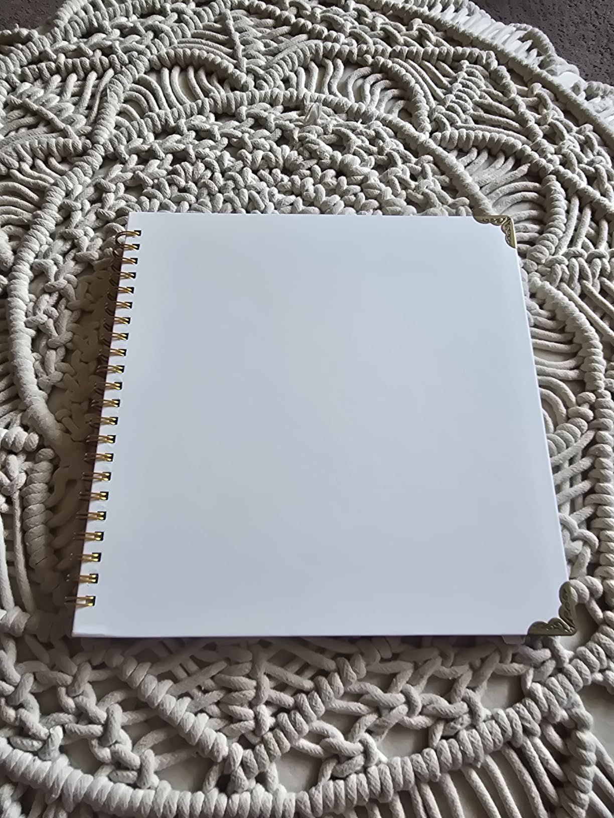 Joyberg Scrapbook 80 Pages, Scrapbooking Supplies 8 x 8 In, junk journal Album Suitable for Album Memory Book Wedding, Anniversary Family, DIY Craft Projects (Brown) customer photo 1