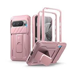 Dexnor for Google Pixel 9 Pro Case with Slide Camera Cover & Built-in Screen Protector & Heavy-Duty Kickstand, Full-Body Protective Cover Rugged Bumper Cases for Pixel 9 Pro, Black(2024) customer photo 2