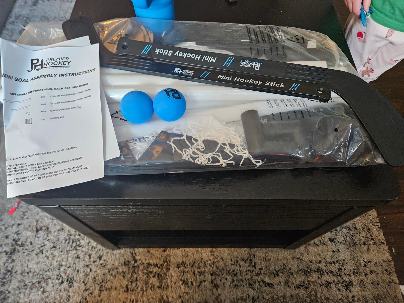 PS Mini Hockey Set – Complete 4-Player Indoor Kit with Mini Goals customer photo 1