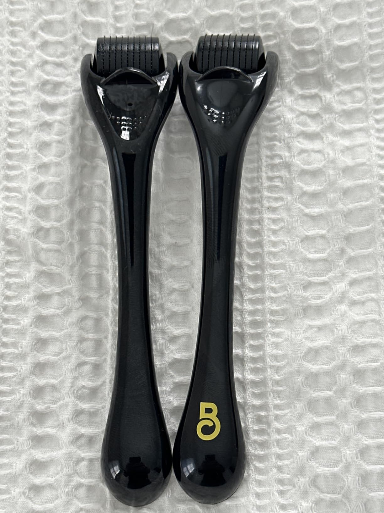 The Beard Club Derma Roller for Face, Body and Scalp - Microneedling for Men and Women with 540 Titanium Microneedles - Beard Roller & Micro Needling Scalp Hair - Black customer photo 2