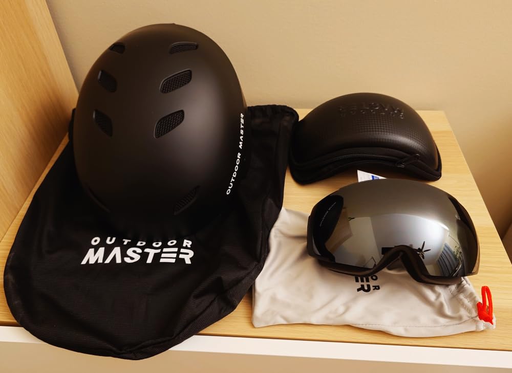 OutdoorMaster Kelvin Ski & Snowboard Helmet Set with RPO Goggles customer photo 2