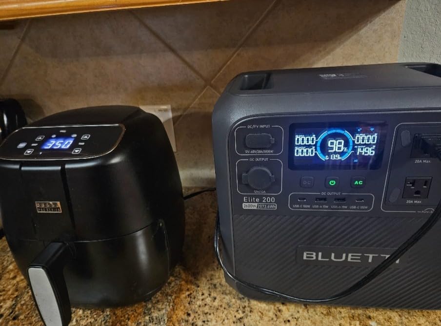 BLUETTI Elite 200 V2 Portable Power Station 2073.6Wh 2600W Solar Generator | LFP Battery Backup w/ 4 2600W AC Outlets (3900W Power Lifting), 0-80% Fast Charge in 50 Min. for Camping, Off-grid, Emergency customer photo 1