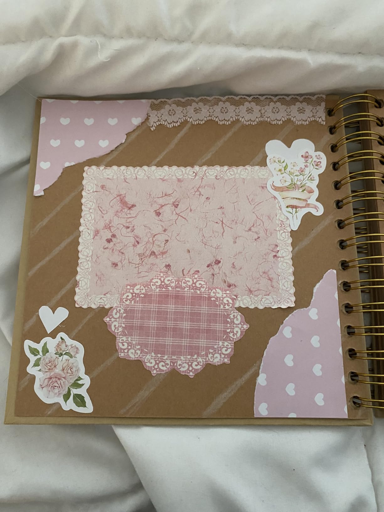Vintage Floral Scrapbook Paper & Journaling Stickers, 400pcs customer photo 1