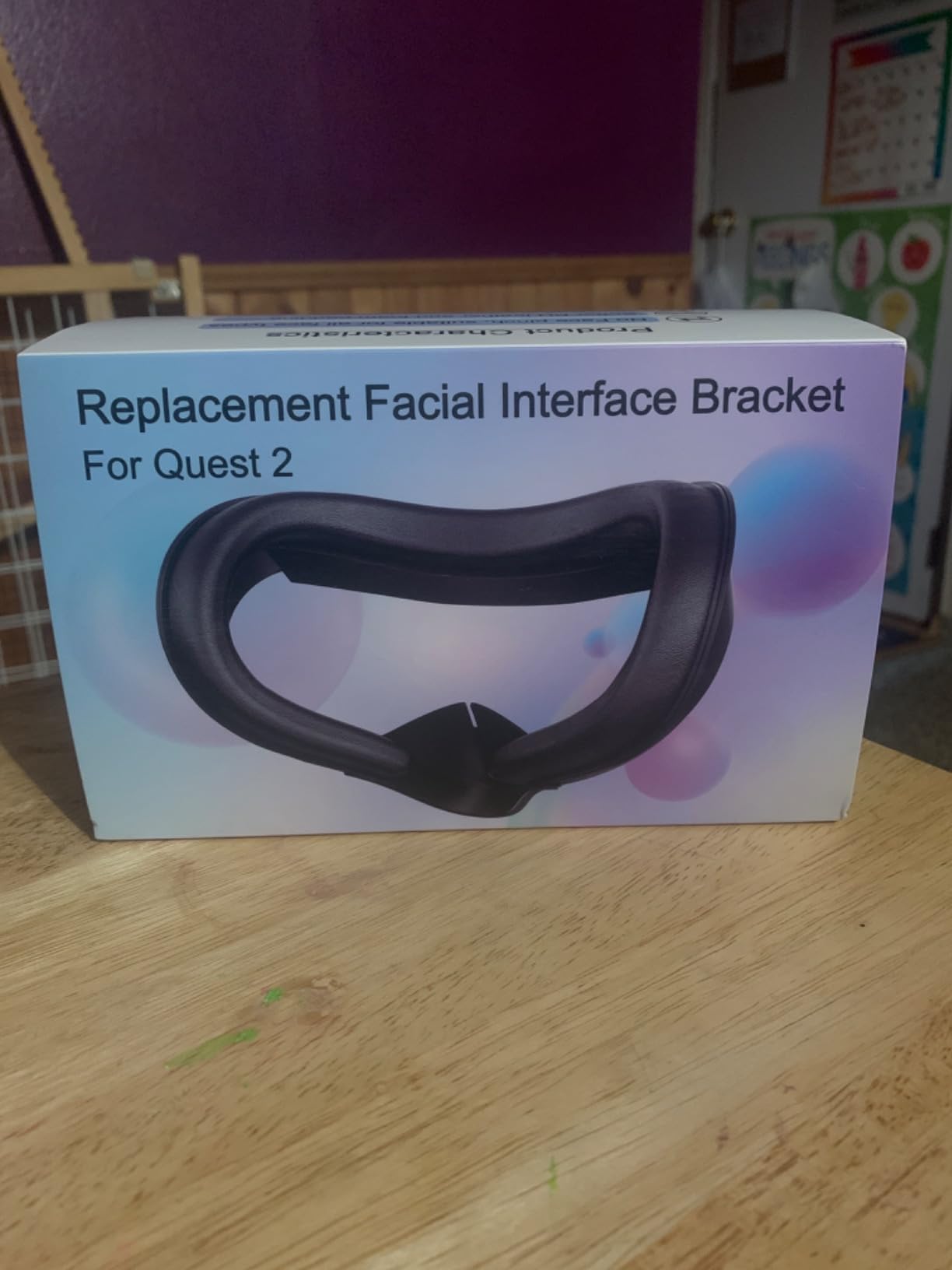 VZNEK New Face Cover Pad for Oculus Quest 2, Sweatproof PU Leather Facial Interface & Face Cushion Pad - VR Accessories for Meta Quest 2, Ergonomical Design (Q2MZ) customer photo 2