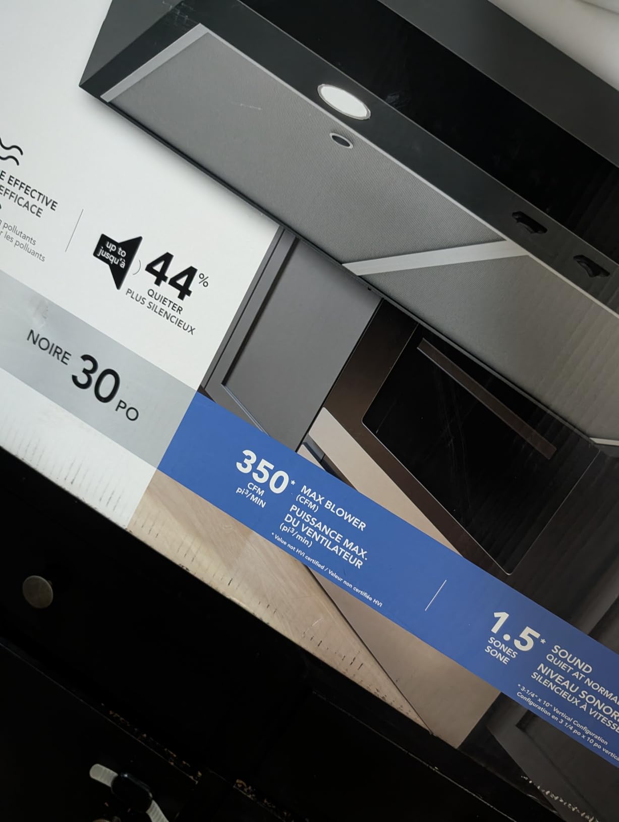 Broan-NuTone 30-Inch Stainless Steel Under Cabinet Range Hood- Trusted Quiet Power with 350 CFM, 1.5 Sones for Effective Everyday Kitchen Ventilation customer photo 1
