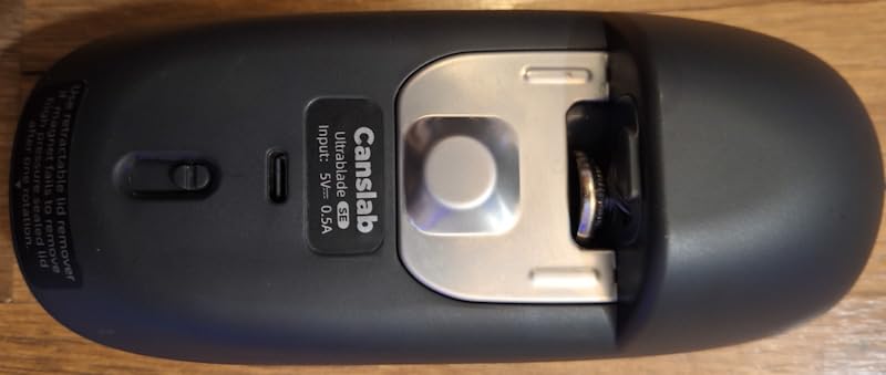 Canslab Ultrablade SE Electric Can Opener, USB-C Rechargeable, Smooth Edge | Cordless Automatic Can Opener for Kitchen for Seniors with Arthritis, Battery Powered Handheld, for Small or Large Cans, Black customer photo 1