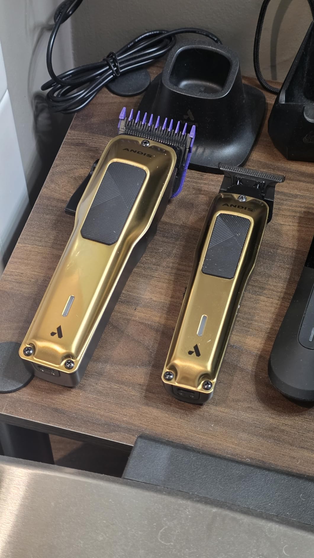 Andis 562312 Phenom Corded/Cordless Hair Clipper, Phaze Blade, Gold customer photo 2