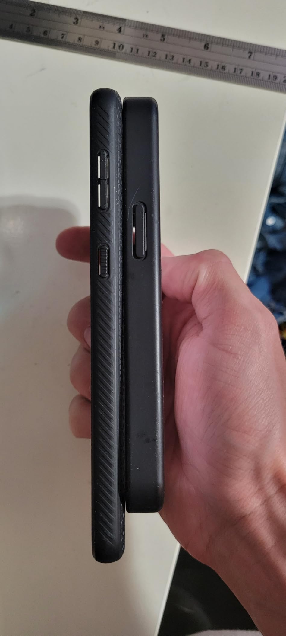 Spigen for Galaxy S25 Case, Liquid Air [No Magnet Ring] [Military-Grade Protection] - Matte Black customer photo 1