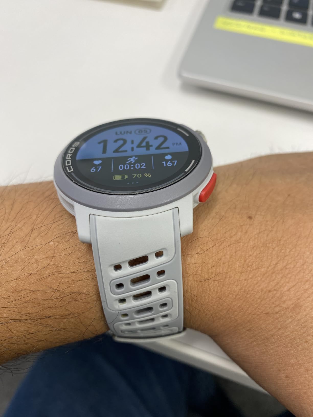 COROS PACE Pro GPS Sport Watch, 1.3-inch AMOLED Touchscreen - Blue | Fastest in Class Processor, 20 Days Battery Life, Navigation with Global Offline Maps, Sleep Tracking, Running, Cycling customer photo 1