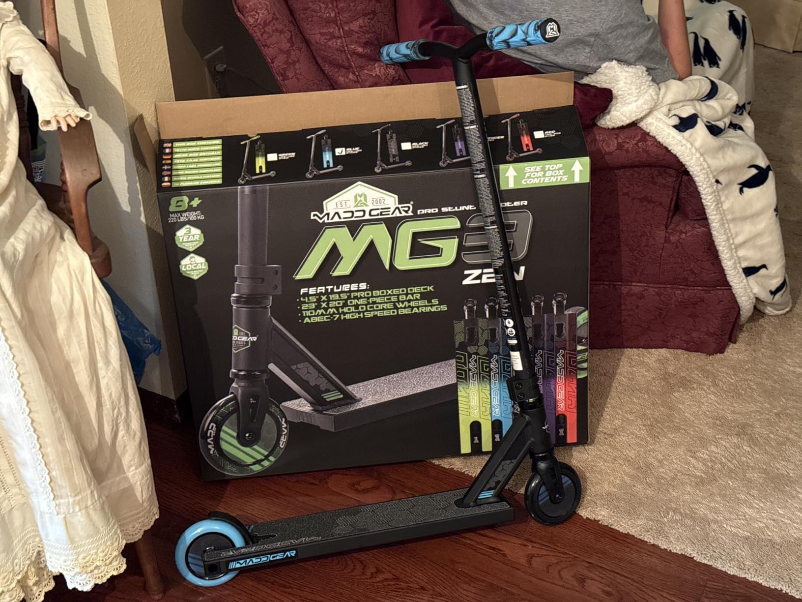 Madd Gear Pro Stunt Scooters for Kids 8-12, Freestyle Ride Trick Scooters customer photo 2