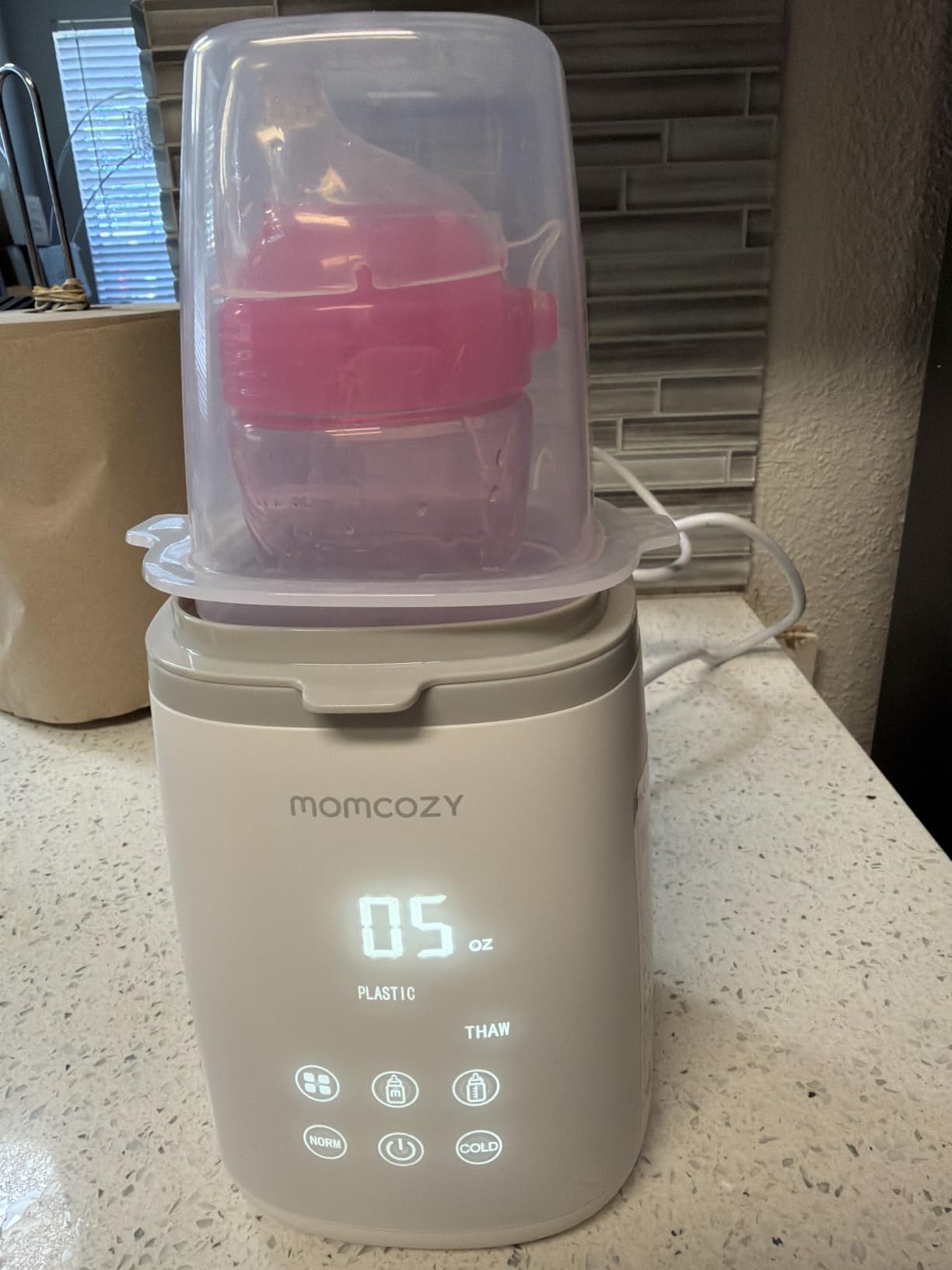 Momcozy Bottle Warmer for Baby, Fast Heating Breastmilk for All Bottles customer photo 1