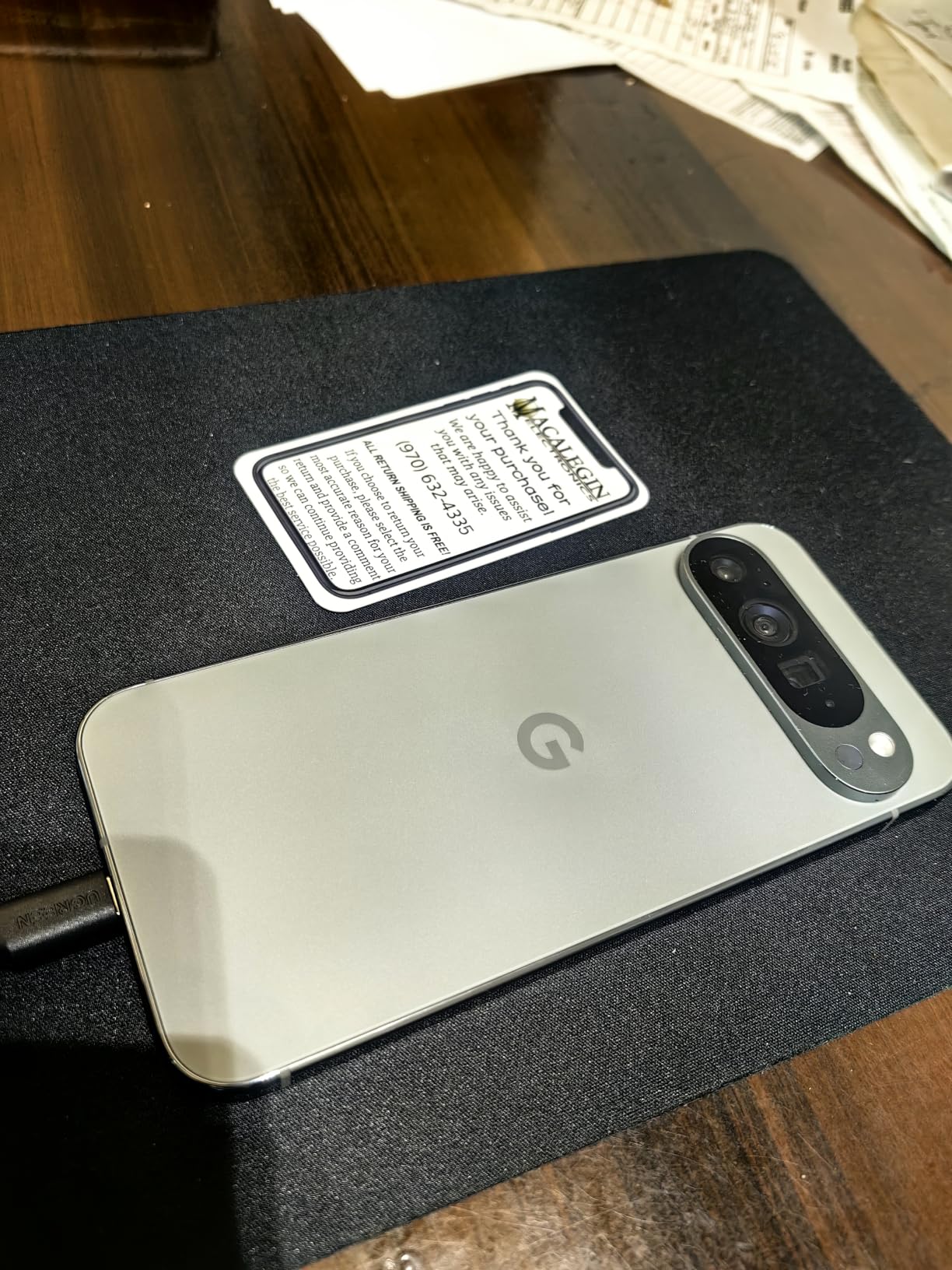 Google Pixel 9 Pro XL 5G, 256GB + 16GB RAM, Obsidian - Unlocked (Renewed) customer photo 1