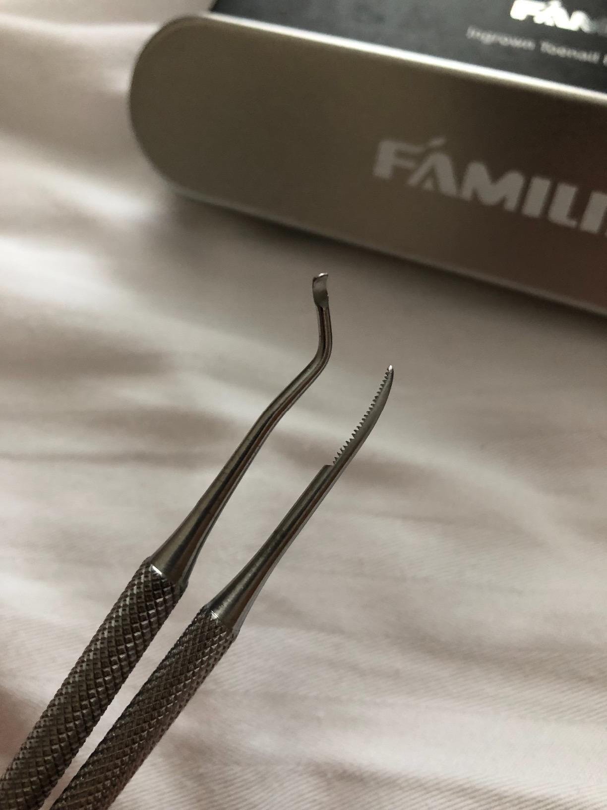 Famlife 7-Piece Professional Pedicure Kit with Toenail Scissors Cuticle Trimmer Nail File Pedicure Knife Blade,Stainless Steel Tools Ingrown Toenail Removal Kit for Nail Care customer photo 1