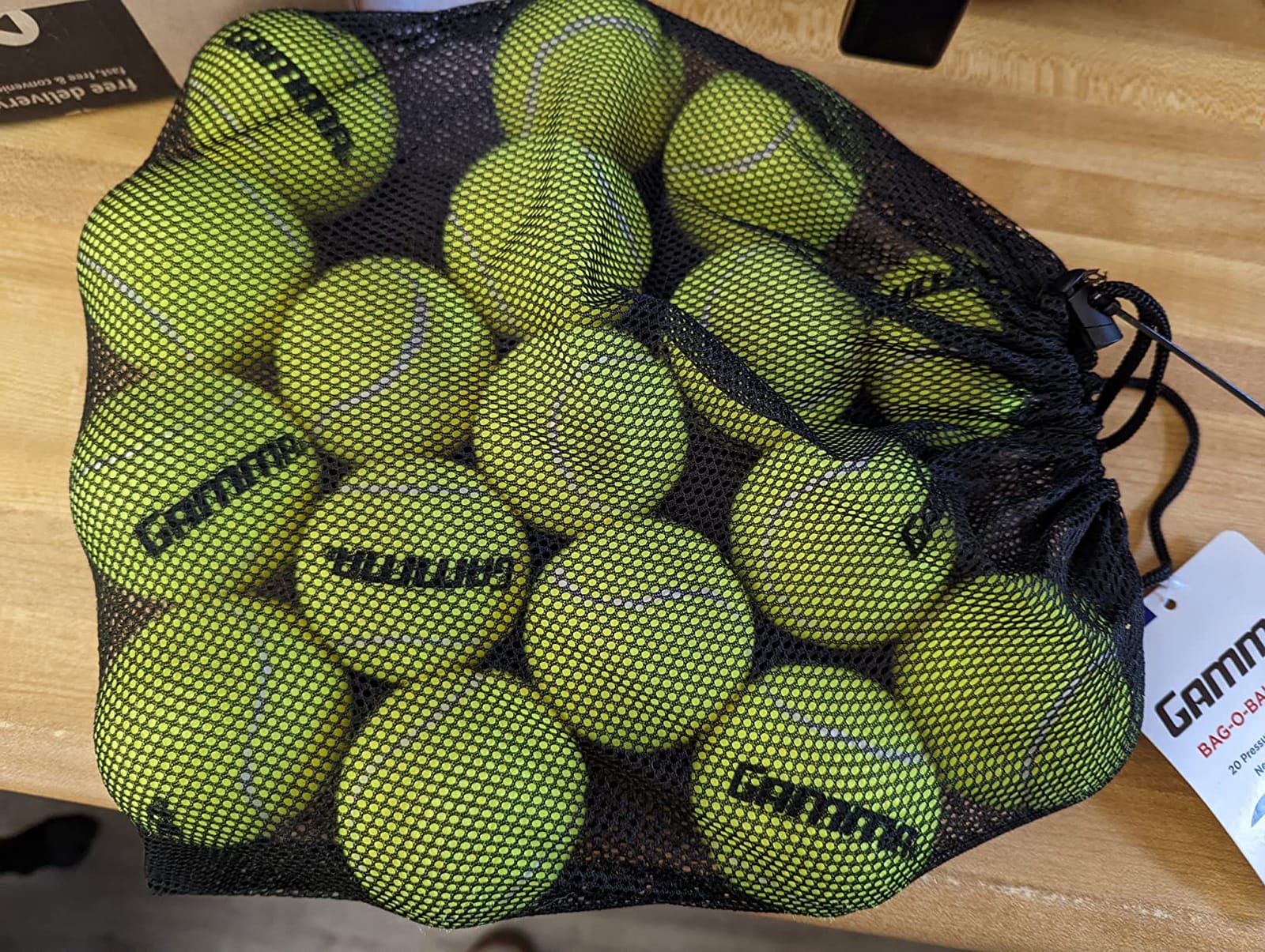 Gamma Sports Pressureless Tennis Balls Box - Ideal for Practice, Teaching, and Training with High-Visbility Felt - Indoor and Outdoor Court Play - 48 and 75 Pack Sizes customer photo 2