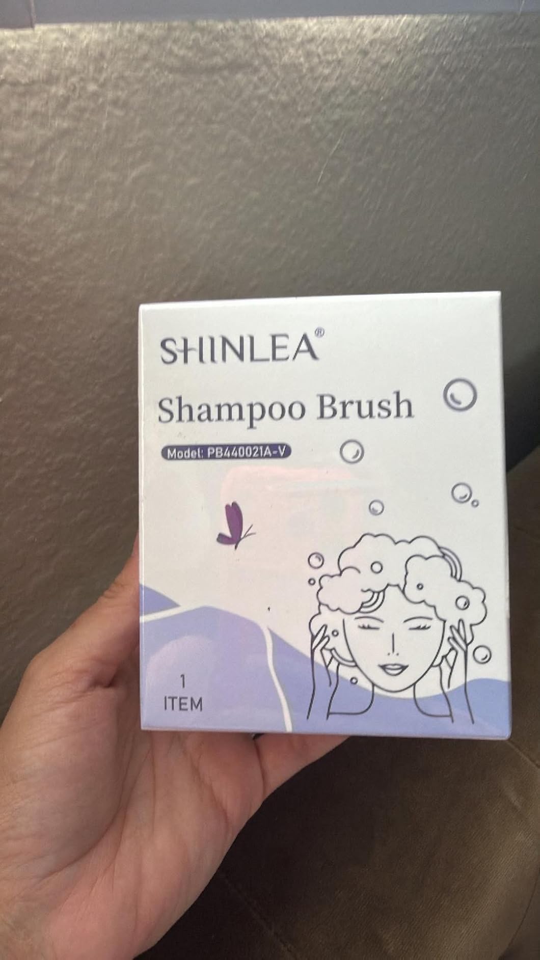SHINLEA 2 in 1 Scalp Massager Hair Growth,Scalp Scrubber with Soft Silicone Bristles for Dandruff Removal,Shampoo Brush for Exfoliation,Head Massager for Both Wet and Dry Use (Black) customer photo 1