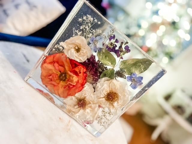 LET'S RESIN Deep Resin Molds, 8Pcs Flower Preservation Silicone Mold Set customer photo 1