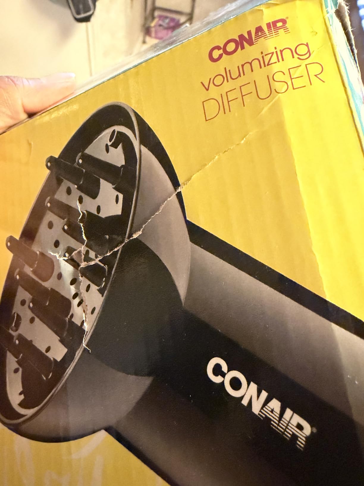 Conair Hair Dryer Diffuser Attachment, Double Ceramic, Universal customer photo 2