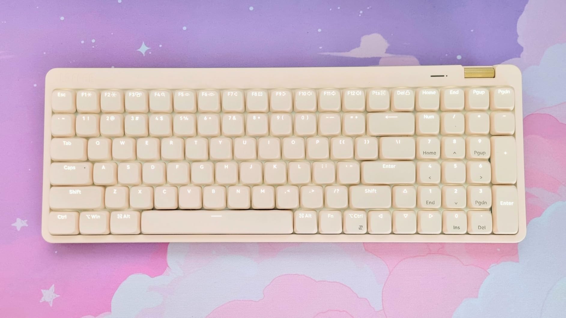 Flow Lite 100 Keys Low Profile Mechanical Keyboard, Swappable Rechargeable Wireless Keyboard with 2.4G Receiver, Bluetooth and Wired Connection for Windows, Mac/ Specter Linear Switches (Marble) customer photo 2