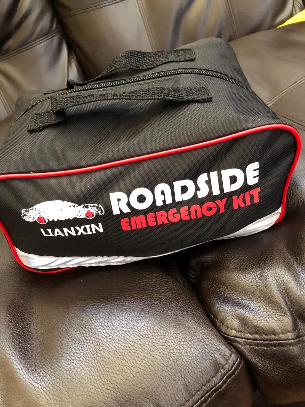 Emergency Car Kit,Automotive Safety Kits with Jumper Cables, Safety Hammer customer photo 1