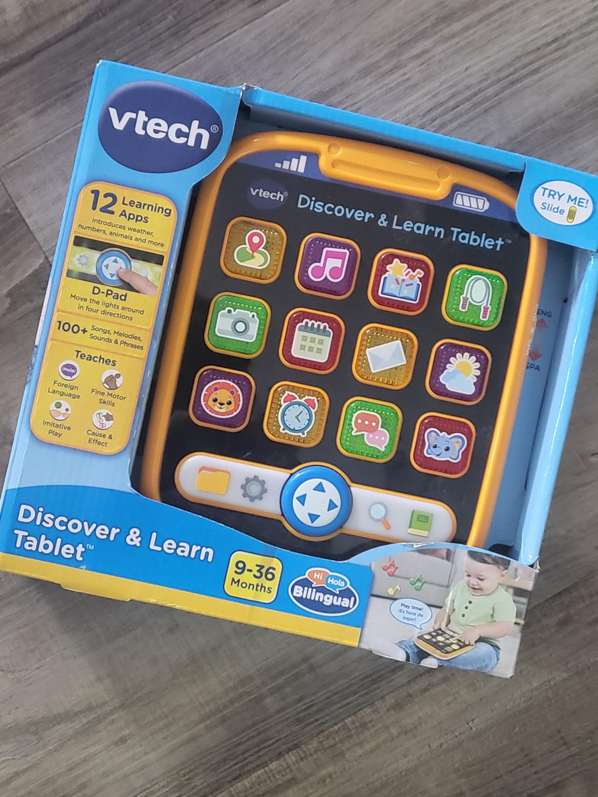 VTech Discover and Learn Tablet with Pretend-Play Apps customer photo 1