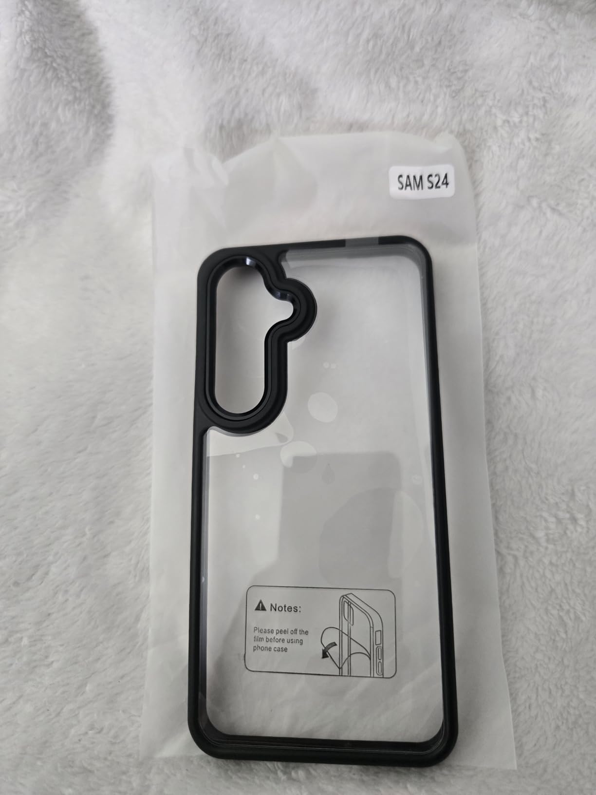 HOOMIL Case for Samsung Galaxy S25, Anti-Yellowing, Clear customer photo 1