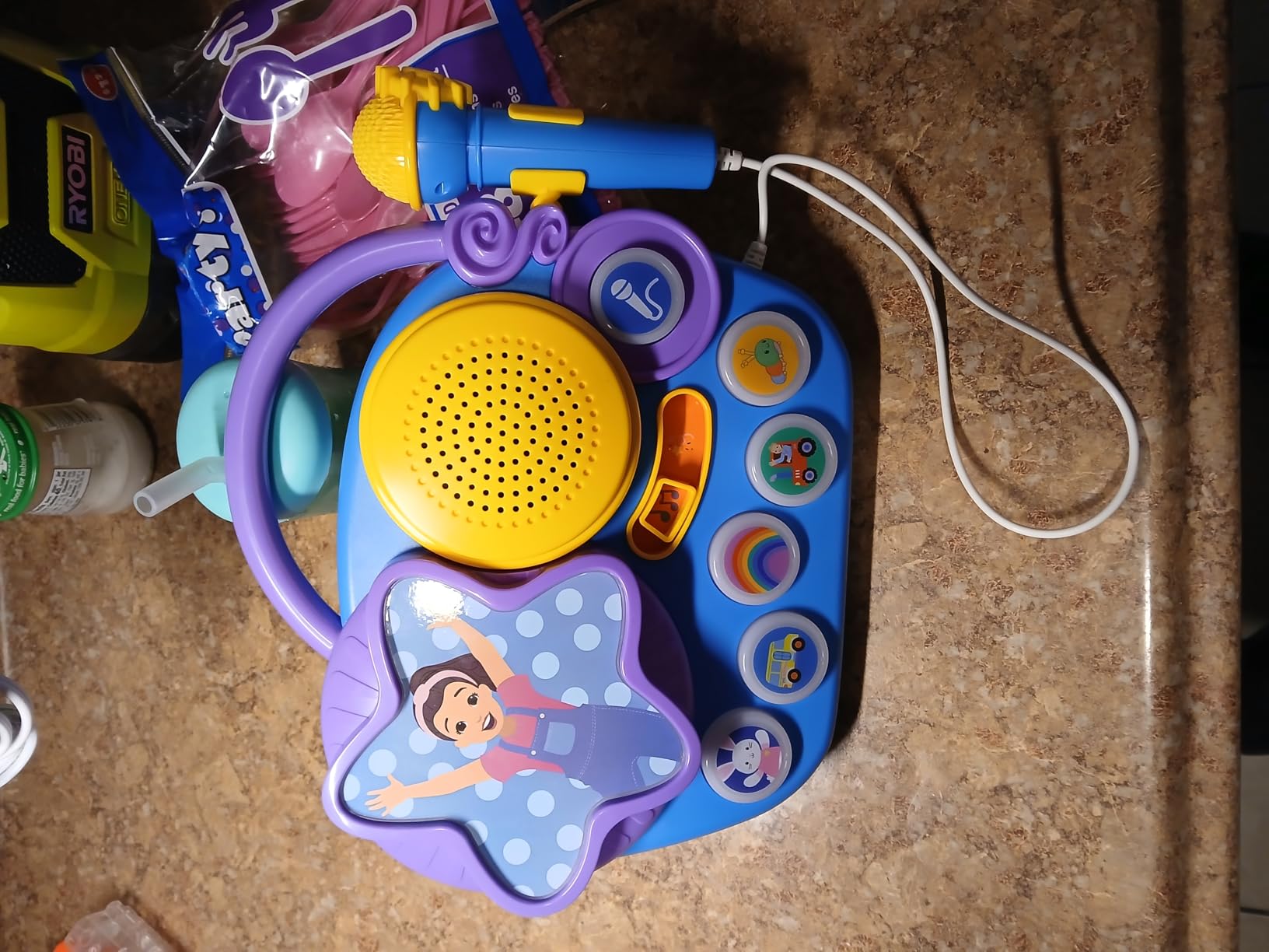 Ms Rachel Karaoke Microphone with Boombox Kids Karaoke Machine for Toddlers customer photo 1