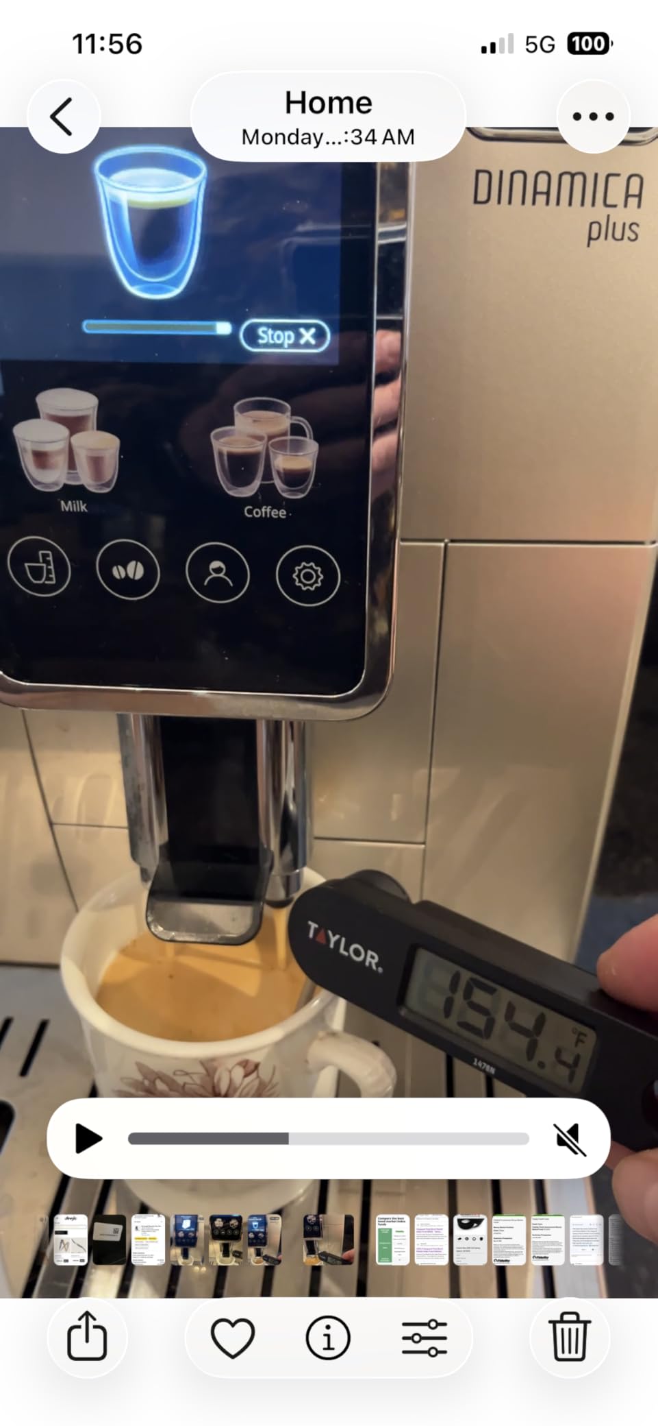 De'Longhi Dinamica Plus Fully Automatic Espresso Machine | 4 User Profiles, 24+ Recipes, Built-in Grinder & Automatic Milk Steam Wand customer photo 1