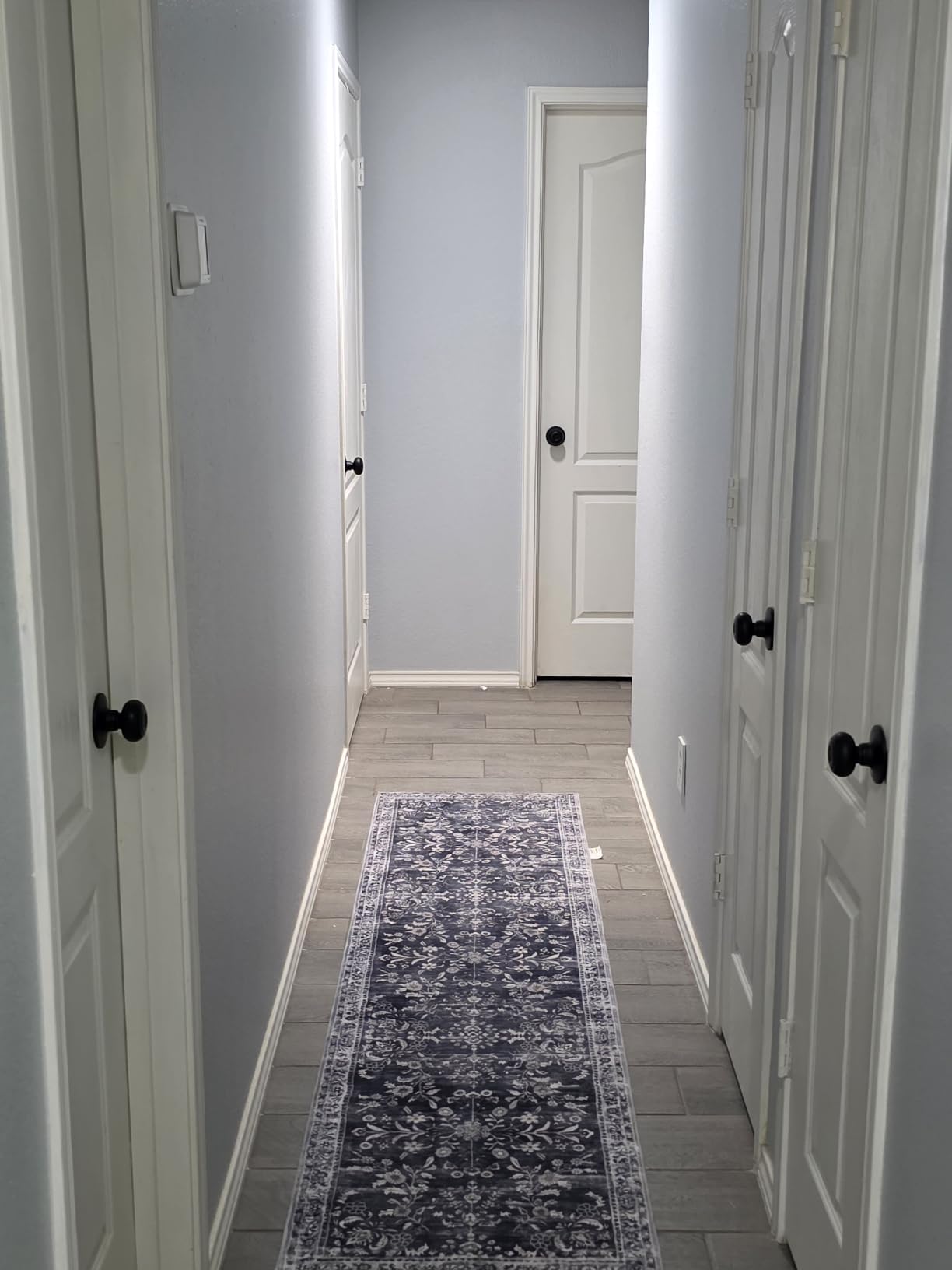 Yamaziot 2x8 Washable Hallway Runner Rug Non Slip Floral Carpet, Sage Green | Soft Boho Floral Kitchen Runner with Rubber Backing, Stain Resistant, Low Pile Distressed Carpet for Kitchen Hallway Entrance customer photo 2