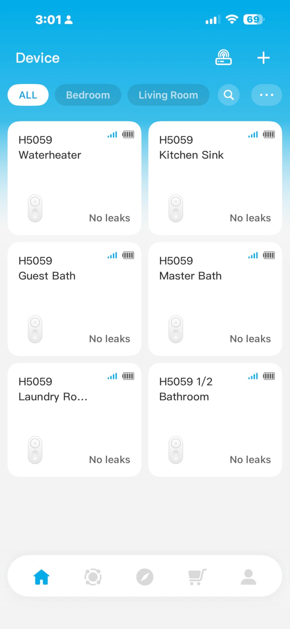 GoveeLife Upgraded Smart Water Leak Detector 1s with High Alarm, 3 Pack | 1804ft Ultra-Long Range, WiFi Water Sensor with SMS/Email/APP Push, 5Yr Battery Life, IP67 customer photo 1