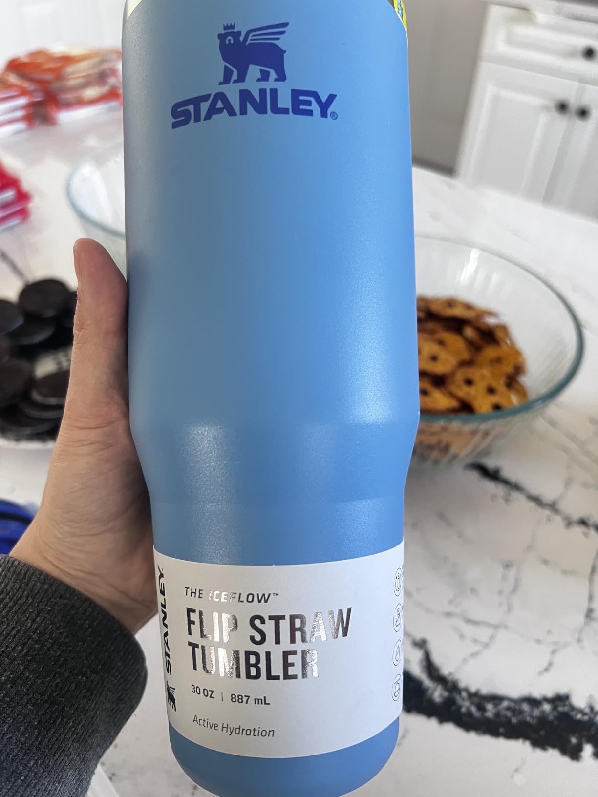 STANLEY IceFlow 2.0 Flip Straw Tumbler, 40 oz, Black 2.0 customer photo 2