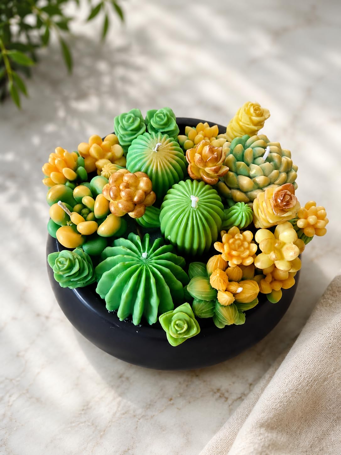 10 Pack Succulent Silicone Mold, 3D Cactus Candle Molds for Candle Making customer photo 1