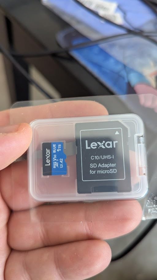 Lexar 256GB Blue Micro SD Card Up to 160MB/s microSDXC UHS-I Memory Card | C10, U3, A2, V30, Full HD, 4K UHD, High Speed TF Card with SD Adapter customer photo 2