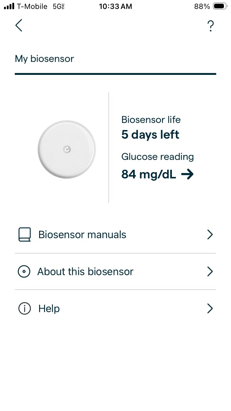 Lingo Continuous Glucose Monitor (CGM) by Abbott - 24/7 Glucose Tracking, Real-time Data & Insights, 14-Day Biosensor, iOS & Android customer photo 1