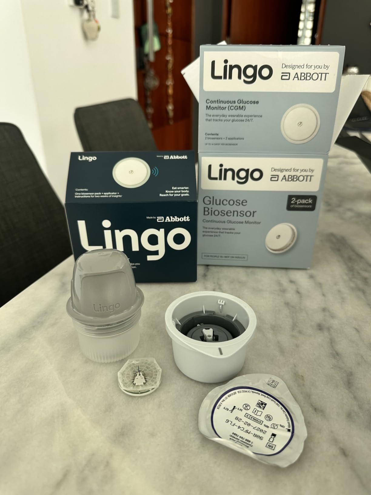 Lingo Continuous Glucose Monitor (CGM) by Abbott - 24/7 Glucose Tracking, Real-time Data & Insights, 14-Day Biosensor, iOS & Android customer photo 2