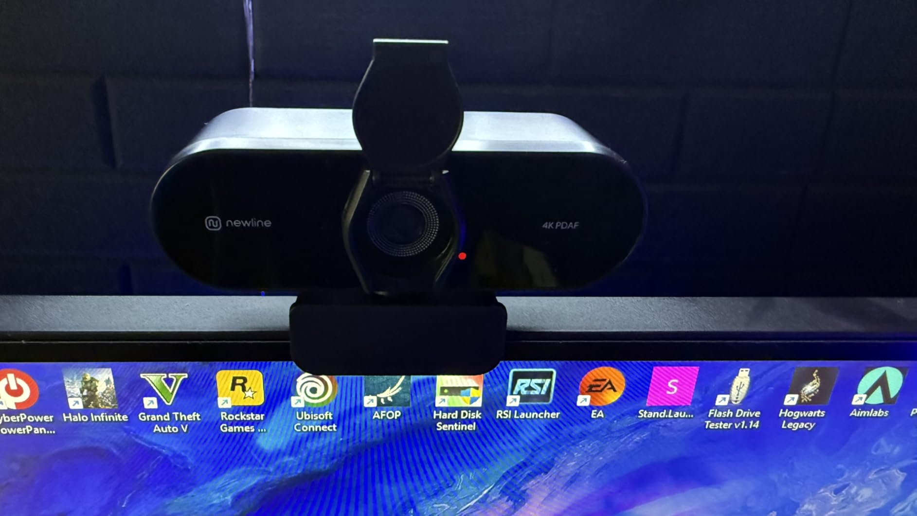 N newline 4K Webcam for PC with PDAF Autofocus, Privacy Cover, Dual Microphones, 4K@30FPS & 1080P@60FPS, Auto Light Correction, Plug & Play USB Camera for Laptop, Mac & Desktop, Streaming customer photo 1