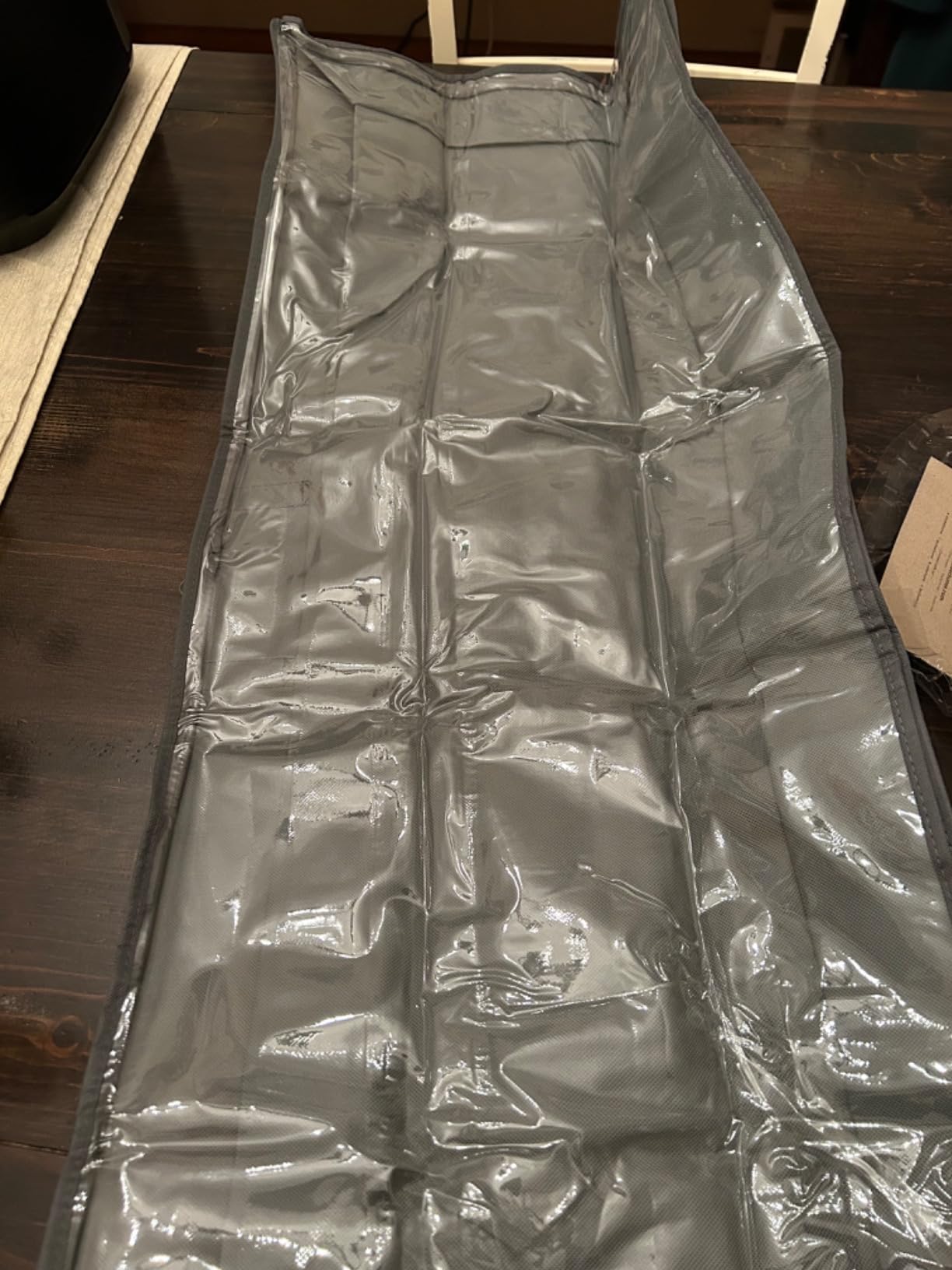 ZOBER Under Bed Storage Bags, Underbed Storage Containers, Gray, 90L 4-Pack customer photo 1