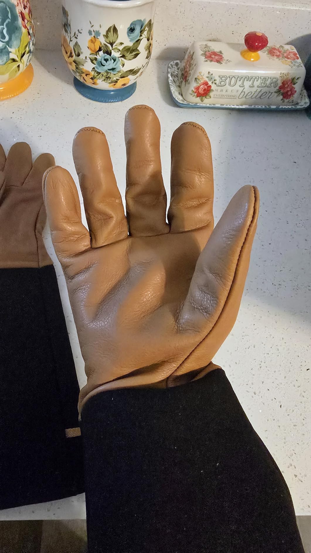 HANDLANDY Rose Pruning Gloves for Men Women, Thorn Proof Gardening Gloves customer photo 2